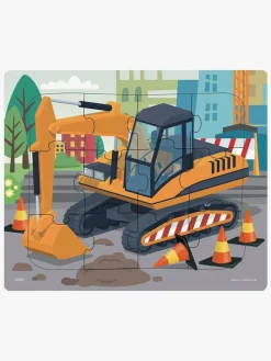 Spil & Puslespil-Krnan Kärnan Rammepuslespil Køretøjer 12 Brikker