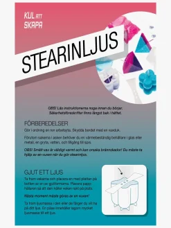 Kreativt Legetøj-Krnan Kärnan Sjovt At Skabe Stearinlys Kreasæt