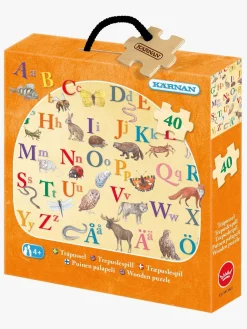 Spil & Puslespil-Krnan Kärnan Træpuslespil ABC Dyr 40 Brikker