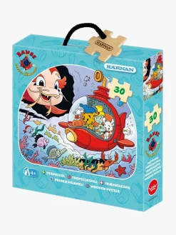 Spil & Puslespil-Krnan Kärnan Træpuslespil Bamse Verdens Stærkeste Bjørn og Havets Hemmelighed 30 Brikker