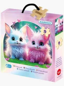 Spil & Puslespil-Krnan Kärnan Træpuslespil Fantasidyr 9 Brikker