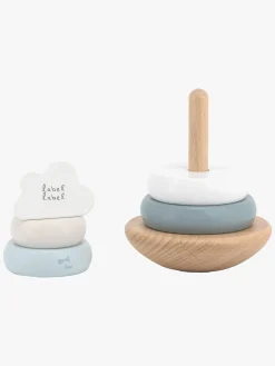 Babylegetøj-LabelLabel2 Label Label Stablelegetøj Ringe, Blå Blå