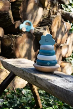 Babylegetøj-LabelLabel2 Label Label Stablelegetøj Ringe, Blå Blå