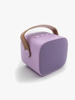 Elektronik & Media-Lalarma Bluetooth-højttaler med Trådløs Mikrofon, Lilla