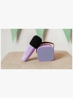 Elektronik & Media-Lalarma Bluetooth-højttaler med Trådløs Mikrofon, Lilla