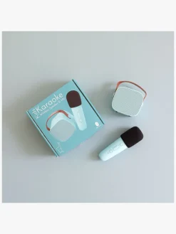 Elektronik & Media-Lalarma Bluetooth-højttaler med Trådløs Mikrofon, Blå Blå