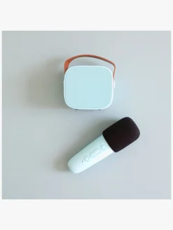 Elektronik & Media-Lalarma Bluetooth-højttaler med Trådløs Mikrofon, Blå Blå