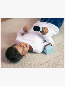 Elektronik & Media-Lalarma Bluetooth-højttaler med Trådløs Mikrofon, Blå Blå