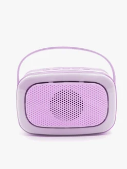 Elektronik & Media-Lalarma Karaokesæt med LED-lys & 2 Mikrofoner, Lilla