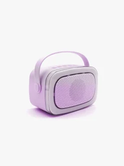 Elektronik & Media-Lalarma Karaokesæt med LED-lys & 2 Mikrofoner, Lilla