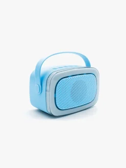 Elektronik & Media-Lalarma Karaokesæt med LED-lys & 2 Mikrofoner, Blå Blå