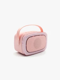 Elektronik & Media-Lalarma Karaokesæt med LED-lys & 2 Mikrofoner, Pink Lyserød