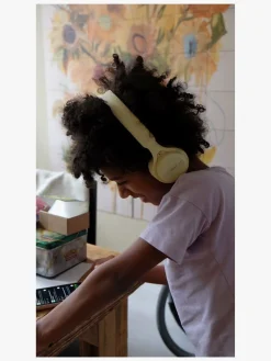 Elektronik & Media-Lalarma Trådløse Høretelefoner, Pastel Gul