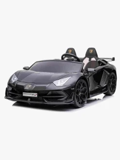 Elbiler & -Køretøjer-Lamborghini Aventador SJV Elbil, Sort