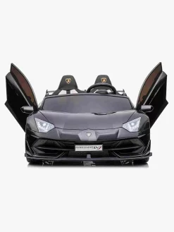 Elbiler & -Køretøjer-Lamborghini Aventador SJV Elbil, Sort