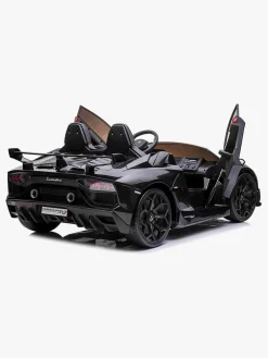 Elbiler & -Køretøjer-Lamborghini Aventador SJV Elbil, Sort