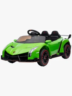 Elbiler & -Køretøjer-Lamborghini Veneno Elbil, Grøn Grøn