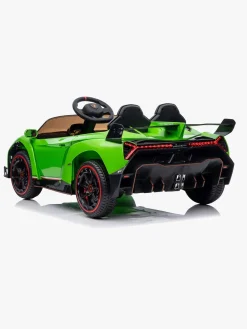 Elbiler & -Køretøjer-Lamborghini Veneno Elbil, Grøn Grøn