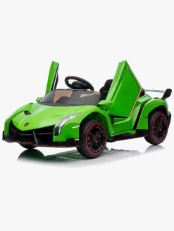 Elbiler & -Køretøjer-Lamborghini Veneno Elbil, Grøn Grøn