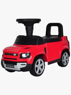 Pedal- & Gåbiler-LandRover Land Rover Defender Gåbil, Rød