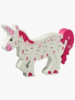 Spil & Puslespil-LankaKade Lanka Kade Puslespilsdyr Enhjørning 1-10