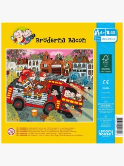 Spil & Puslespil-LasseMajasDetektivbyra LasseMajas Detektivbyrå Bröderna Bacon Puslespil 40 Brikker