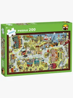 Spil & Puslespil-LasseMajasDetektivbyra LasseMajas Detektivbyrå Puslespil Valleby 200 Brikker