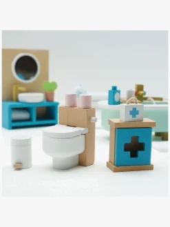 Dukker & Bamser-LeToyVan Le Toy Van Badeværelse Dukkehusmøbler 19 Dele