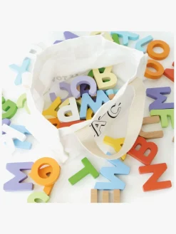 Legetøj Til Børn På 0-10 År|Babylegetøj-LeToyVan Le Toy Van Bogstavsæt med Pose 60 Stk.