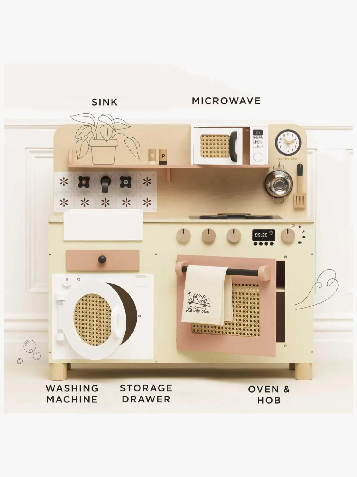 Rolleleg-LeToyVan Le Toy Van Family Size Legekøkken