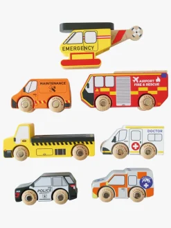 Legetøjsbiler & -Fartøjer-LeToyVan Le Toy Van Redningshelikopter & Redningskøretøjer