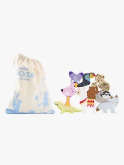 Babylegetøj-LeToyVan Le Toy Van Stableklodser Dyr & Pose Flerfarvet