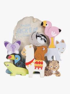 Babylegetøj-LeToyVan Le Toy Van Stableklodser Dyr & Pose Flerfarvet
