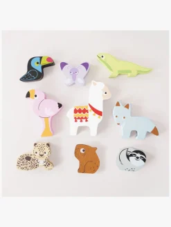 Babylegetøj-LeToyVan Le Toy Van Stableklodser Dyr & Pose Flerfarvet