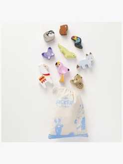 Babylegetøj-LeToyVan Le Toy Van Stableklodser Dyr & Pose Flerfarvet