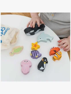 Babylegetøj-LeToyVan Le Toy Van Stableklodser Havdyr & Pose Flerfarvet