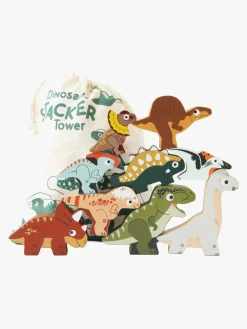 Babylegetøj-LeToyVan Le Toy Van Stableklodser Dinosaurer & Pose Flerfarvet