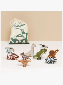 Babylegetøj-LeToyVan Le Toy Van Stableklodser Dinosaurer & Pose Flerfarvet