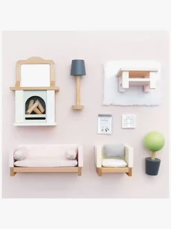 Dukker & Bamser-LeToyVan Le Toy Van Stue Dukkehusmøbler 19 Dele