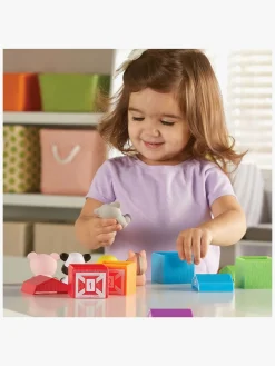 Lærerig Leg-LearningResources Learning Resources Peekaboo  Pædagogisk Legesæt Bondegård