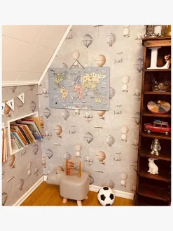 Spil & Puslespil-Leklyckan Verdenskort Væg