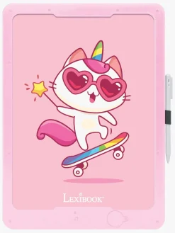 Kreativt Legetøj-Lexibook Flerfarvet E-Ink Tegnetablet med Stenciler 14 Tommer