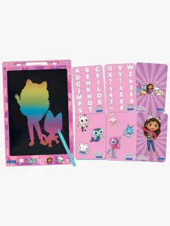 Kreativt Legetøj-GabbysDollhouse Lexibook Gabby's Dollhouse Tegnetablet med Stencilskabeloner