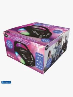 Elektronik & Media-Lexibook iParty Bluetooth CD-afspiller med Lys, Sort