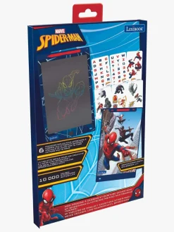 Kreativt Legetøj-MarvelSpiderMan Lexibook Marvel Spider-Man Tegnetablet med Stencilskabeloner