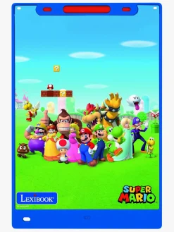 Kreativt Legetøj-SuperMario Lexibook Super Mario Tegnetablet med Stencilskabeloner
