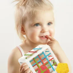 Lærerig Leg-LilTot Aktivitetslegetøj Sensory Cube