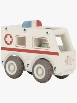 Legetøjsbiler & -Fartøjer-LittleDutch Little Dutch Ambulance med Figur Hvid