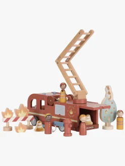 Legetøjsbiler & -Fartøjer-LittleDutch Little Dutch Brandbil med Figurer