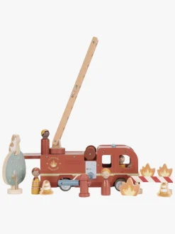 Legetøjsbiler & -Fartøjer-LittleDutch Little Dutch Brandbil med Figurer